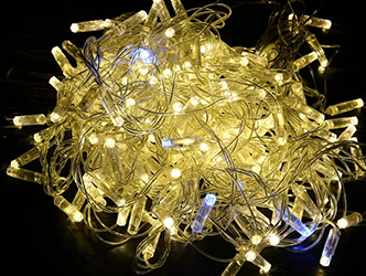led гирлянда-нить IEK LGDU121-1-100-10-T-S-44 - включенная