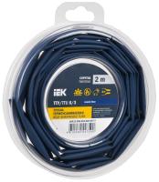 Трубка ТУТнг-LS 6/3мм синий 2м инд.упаковка IEK