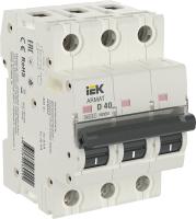 Автомат 3Р 40А D 6кА M06N IEK ARMAT