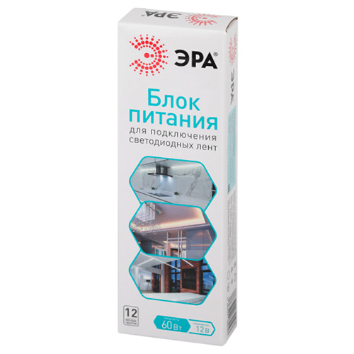 Блок питания 12В 60Вт IP67 Эра