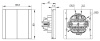 Фортепиано серый выключатель 2кл скрытая 10А IP20 
