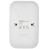 Глори белый розетка открытая 2-мест заземление шторки IP20 