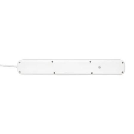 Удлинитель 5-мест 1,5м ПВС 3*1,5 белый выкл EKF  2USB 2,4А+2USBtype-С
