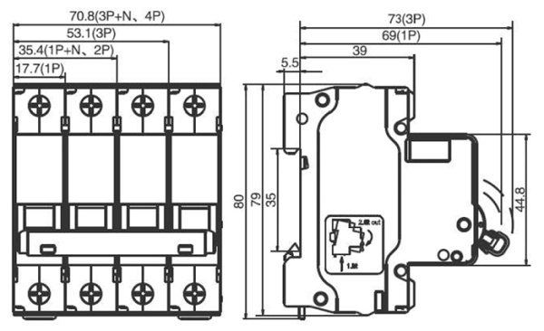 Автомат 1Р 20А B 4,5кА ВА-101 Schneider Electric